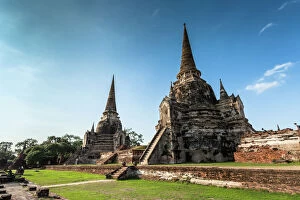 Pagoda Collection: Ayutthaya historical park. Ayutthaya Thailand