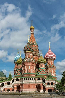 Cathedral of Saint Basil the Blessed in Red Square in Moscow, Russia