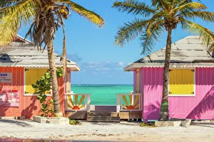 Town Gallery: Colorful buildings on the Turks and Caicos islands
