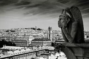 Adventure Collection: Gargoyle of the Notre Dame Cathedral, Paris, France
