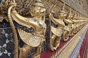 Garuda Gallery: Garuda, Wat Phra Kaeo or Wat Phra Kaew, Grand Palace, Royal Palace, Bangkok, Thailand