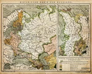 Crimea Collection: Historic map of Russia