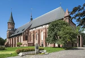 Konigsberg Cathedral, Brick Gothic-style, 14th century, destroyed during World War II, reconstruction since 1992
