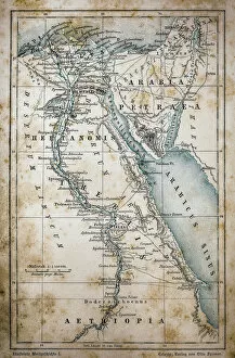 Egypt Collection: Map of Egypt