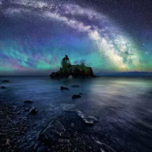 Freedom Collection: Milky Way Over Hollow Rock