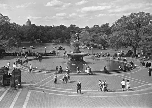 Bethesda Fountain, Central Park - NYPL Digital Collections