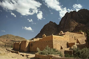Egypt Collection: Saint Catherines Monastery at Mount Sinai
