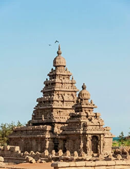 Indian Architecture Gallery: Shore Temple, Mahabalipuram, Kanchipuram, Tamil Nadu, India