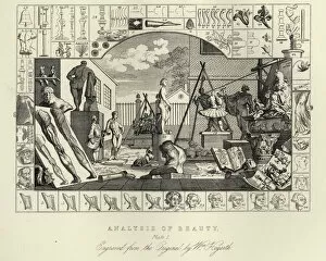 Style Gallery: William Hogarth The Analysis of Beauty, Plate 1