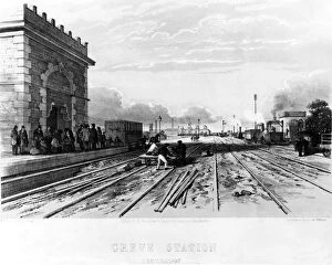 Station Collection: Crewe Station started service on 4 July 1837 with the opening of the Grand Junction Railway