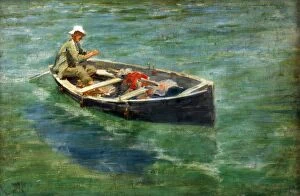 Vibrant Gallery: Green Waters, Henry Scott Tuke (1858-1929)