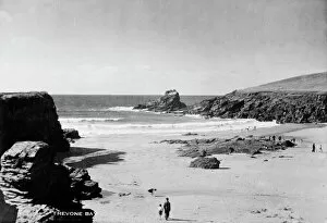 Coast Gallery: Trevone Bay, Padstow, Cornwall. Probably 1930s