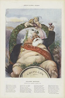 Enjoying Gallery: Armand Fallieres, winemaker. Illustration for Le Rire (colour litho)
