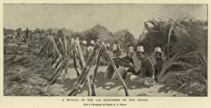 Atbara Collection: A Bivouac of the 11th Soudanese on the Atbara (engraving)