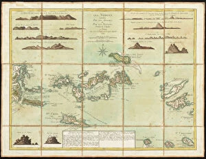 Virgin Islands Gallery: The British Virgin Islands, engraved by Georges-Louis Le Rouge