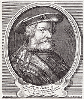 Greek astronomer Claude Ptolemee (Claudius Ptolemaeus) (around 90