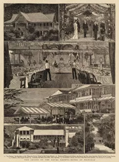 Government House Gallery: The Cruise of the Royal Cadets, Notes at Trinidad (engraving)