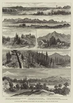 Government House Gallery: To the Far West, Sketches of the Journey with the Marquis of Lorne and Princess Louise (engraving)