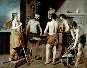 Goddesses Collection: The Forge of Vulcan, 1630 (oil on canvas)