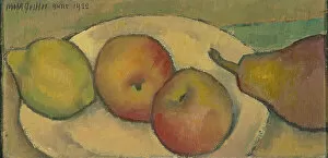 Platter Collection: Fruit, 1922 (oil on cardboard)