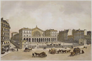 Parisians Collection: Gare de l Est, Paris, illustration from Paris dans sa splendeur