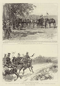 Enjoying Collection: The German Military Manoeuvres in Lorraine before the Emperor William (engraving)