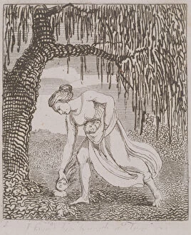 Weeping Willow Collection: I Found Him Beneath a Tree, plate 3 from For Children. The Gates of Paradise'