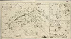 Virgin Islands Gallery: Islands of St. Thomas and St. John, 1719 (engraving)