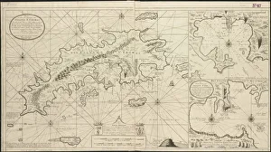 Virgin Islands Gallery: Islands of St. Thomas and St. John, 1719 (engraving)