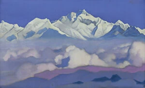 Nepalese Collection: Kanchenjunga, 1936 (tempera on canvas)