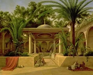 The Khabanija Fountain, Cairo, 1845 (oil on canvas)