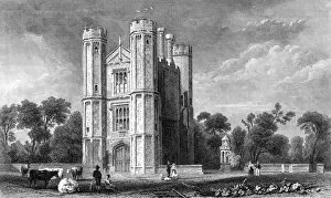 Gatehouse Collection: Leighs Priory, Essex, engraved by E. Young, 1832 (engraving)