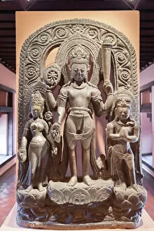 Patan Gallery: Lord Vishnu, Nepal (stone)
