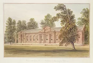 The Orangery or Greenhouse in the Garden of Kensington Palace (w / c on paper)
