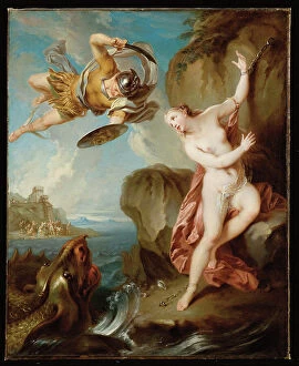 Goddesses Collection: Perseus and Andromeda, c.1723 (oil on canvas)