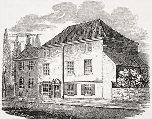 The Pied Bull, Islington, from Old Englands Worthies by Lord Brougham and others