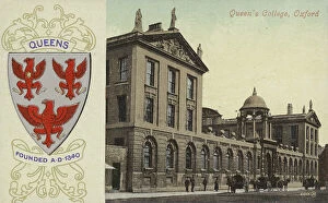 Shield Collection: The Queens College, Oxford (colour photo)