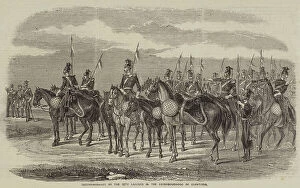 Crimea Collection: Reconnaissance by the 12th Lancers in the Neighbourhood of Eupatoria (engraving)