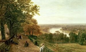 Walking Collection: Richmond Hill, London, 1875 (oil on canvas)