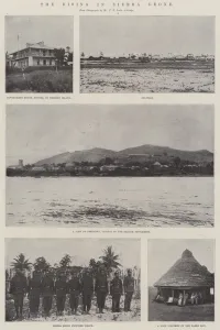 Government House Gallery: The Rising in Sierra Leone (b / w photo)