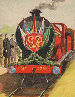 Royal Train Collection: Royal train (colour litho)