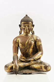 Patan Gallery: Shakyamuni, the historical Buddha, Nepal (copper alloy and gilt)