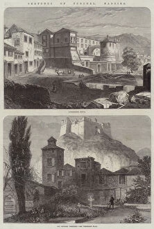 Government House Gallery: Sketches of Funchal, Madeira (engraving)