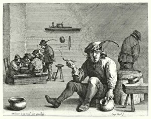 Enjoying Gallery: The Smoker (engraving)