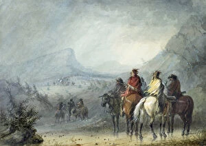Storm: Waiting for the Caravan, 1858-60 (w / c on paper)
