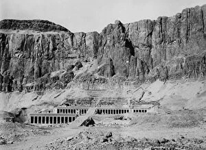 Valley Of The Kings Gallery: The Temple of Queen Hatshepset, c.1904-05 (b / w photo)