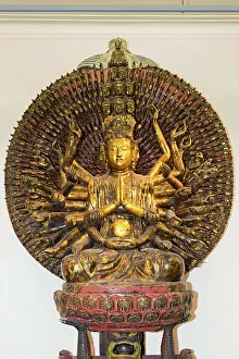 Pagoda Collection: Thousand armed and thousand eyed Avalokiteshvara, But Thap pagoda, Bach Ninh province