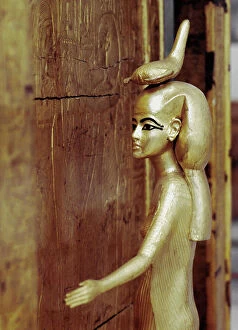 Tutankhamun Collection: Tresor of Tutankhamun representing the protective goddess of the canopy chest