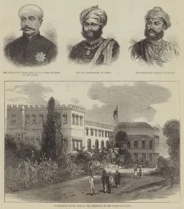 Government House Gallery: Visit of the Prince of Wales to India (engraving)