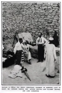Valley Of The Kings Gallery: Waiting to Enter the Newly Discovered Chamber of Wonders (L to R